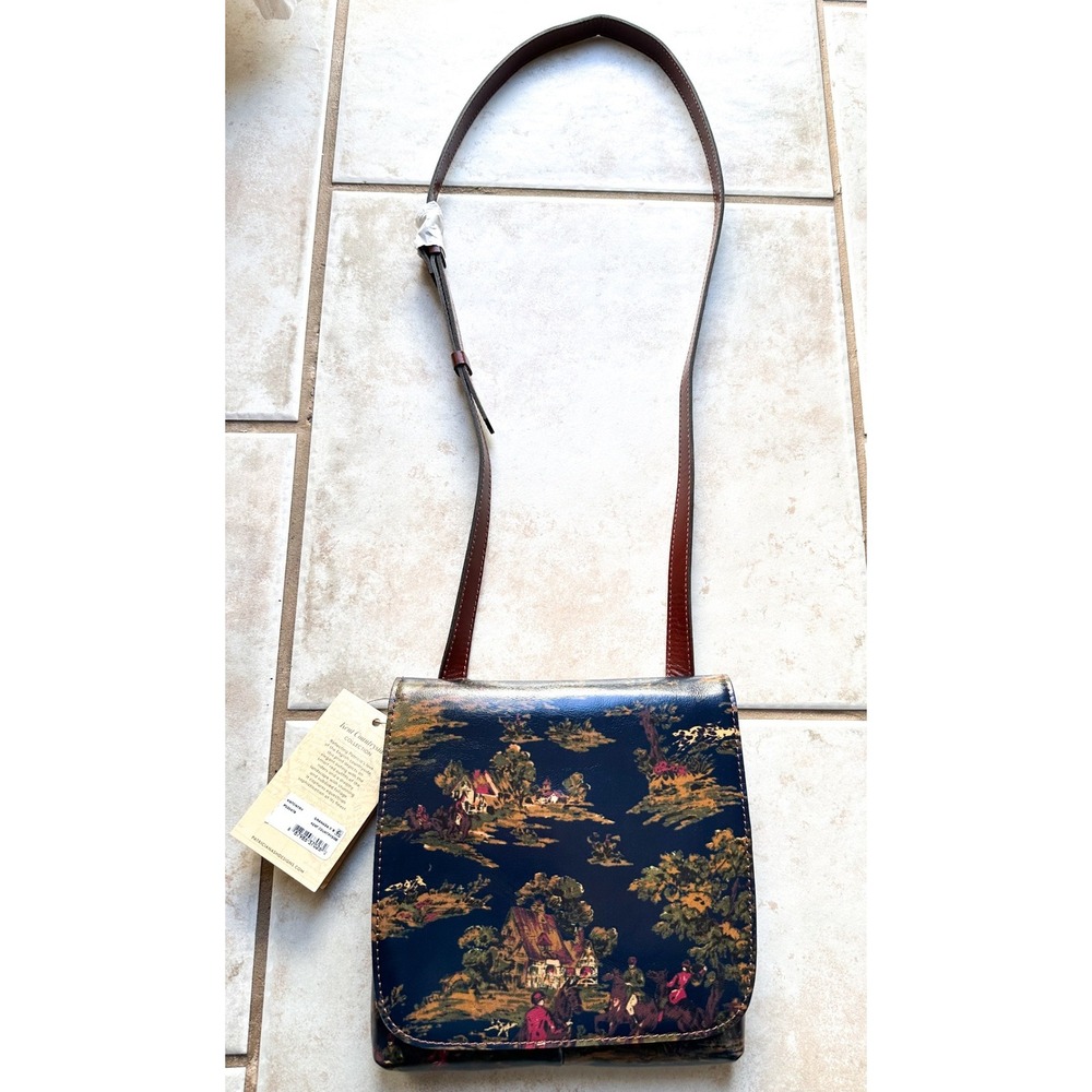 NWT Patricia Nash Granada Crossbody Kent Countryside Leather Bag Equestrian‎